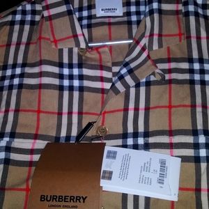 BURBERRY Raymouth check short sleeve button up